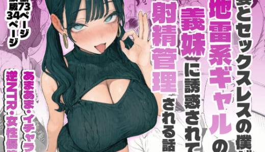 同人誌:妻とセックスレスの僕が地雷系ギャルの義妹に誘惑されて射精管理される話