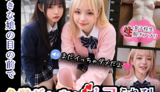 同人ゲーム:【実写系Hゲーム】好きな娘の前で金髪ギャルにシコられる！射精限界おち●ぽ焦らし我慢